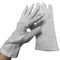 Γάντια χεριών βαμβακιού αποστειρωμένων δωματίων ασφάλειας 8.5CM αναπνεύσιμα