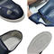 Αντιστατική προστασία PVC ESD Παπούτσια ασφαλείας τεσσάρων οπών Navy Blue
