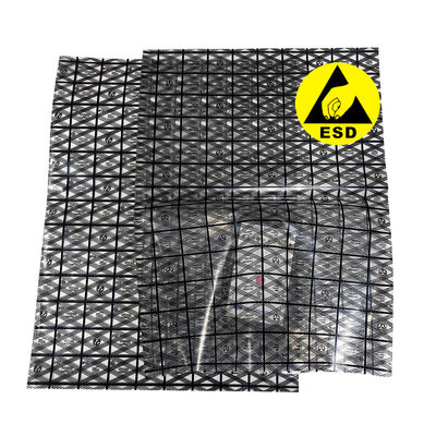Anti Static Motherboard Graphics Card Bag Grid Static Flat Mouth PE Bag